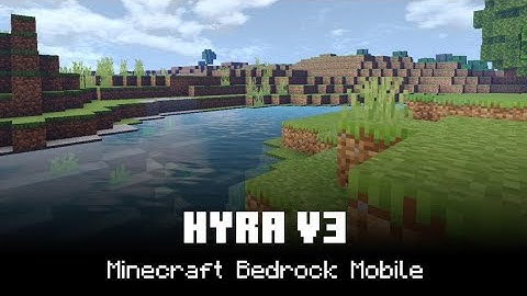 HYRA V3 SHADER | Minecraft Bedrock Mobile