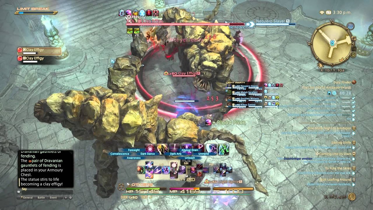 final fantasy xiv heavensward ps4 the lost city of amdapor hard
