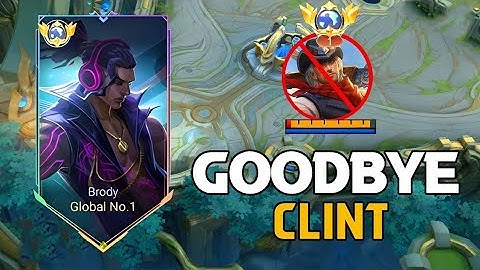 GOODBYE CLINT GOLD LANE! THIS BRODY BUILD CAN DESTROY META HEROES - MLBB