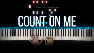 Bruno Mars - Count On Me | Piano Cover with Strings (with Lyrics)
