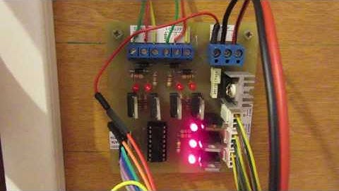 Turnout controller first test