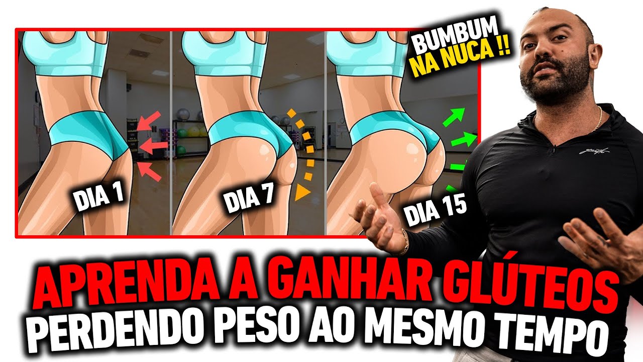 APRENDA A GANHAR GLÚTEOS PERDENDO PESO AO MESMO TEMPO !!!