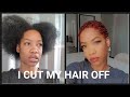 I BIG CHOPPED MY NATURAL HAIR | DYED MY HAIR COPPER RED