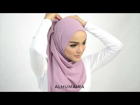 BASIC ESSENTIAL PLAIN SHAWL Styling Tutorial Style 27