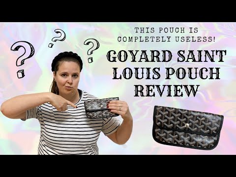 GOYARD SAINT LOUIS POUCH REVIEW / CLOSE-UP, WHAT FITS - THIS IS WHY IT  DOESN'T BRING ANY VALUE! 