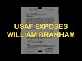 USAF Confirms William Branham