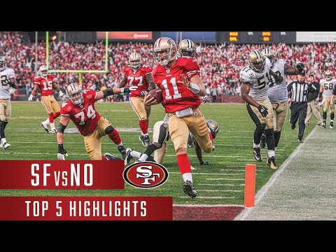 NFL Throwback: 49ers Top 5 Plays vs. Saints 