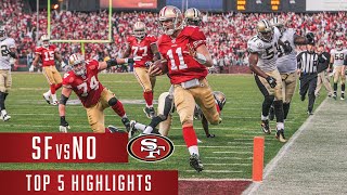 NFL Throwback: 49ers Top 5 Plays vs. Saints