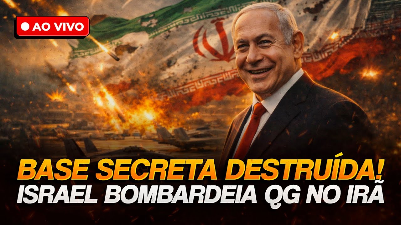 Israel DESTRÓI bunker SECRETO no Irã com 50 aeronaves | Crise EUA x Irã #19