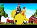 Solid Snake &amp; Ernie The Giant Chicken become BEST FRIENDS.. Fortnite Family Guy