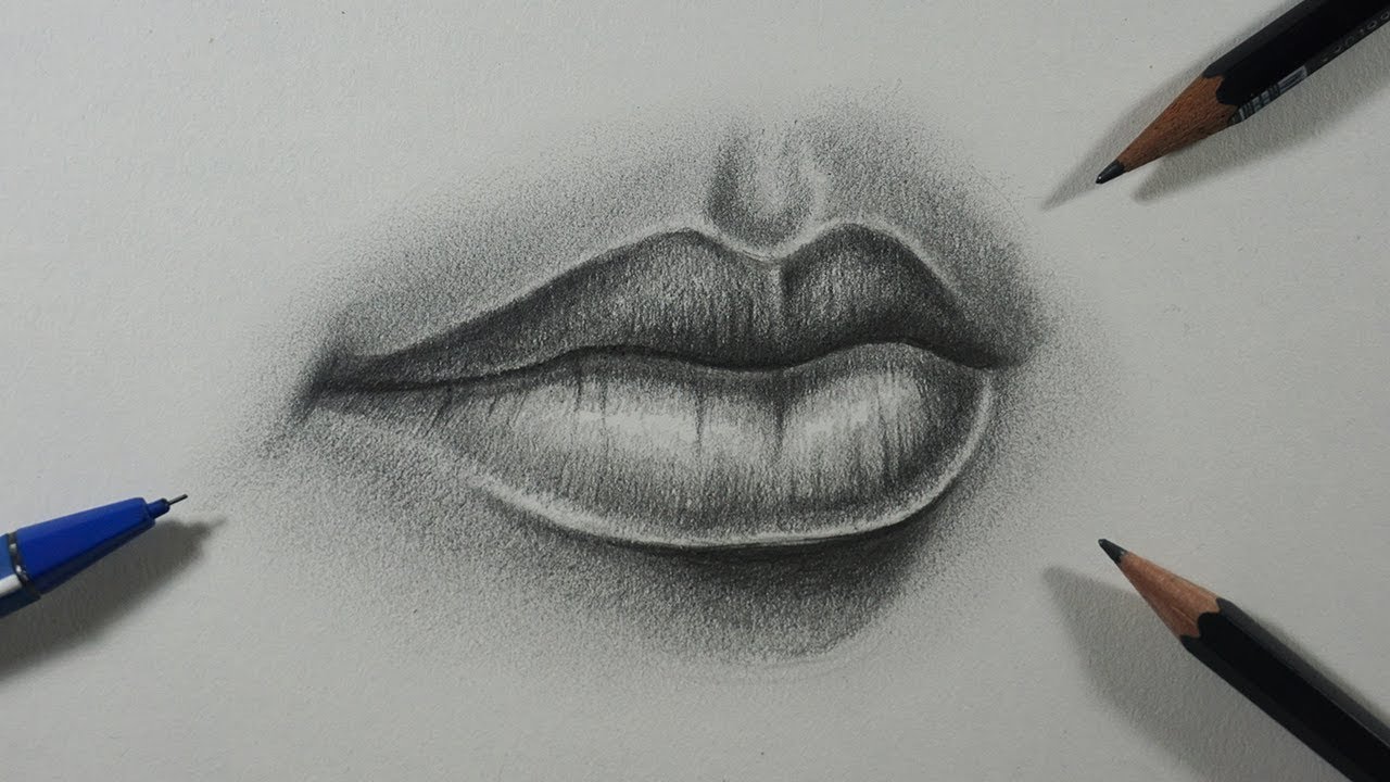 Labios dibujo facil