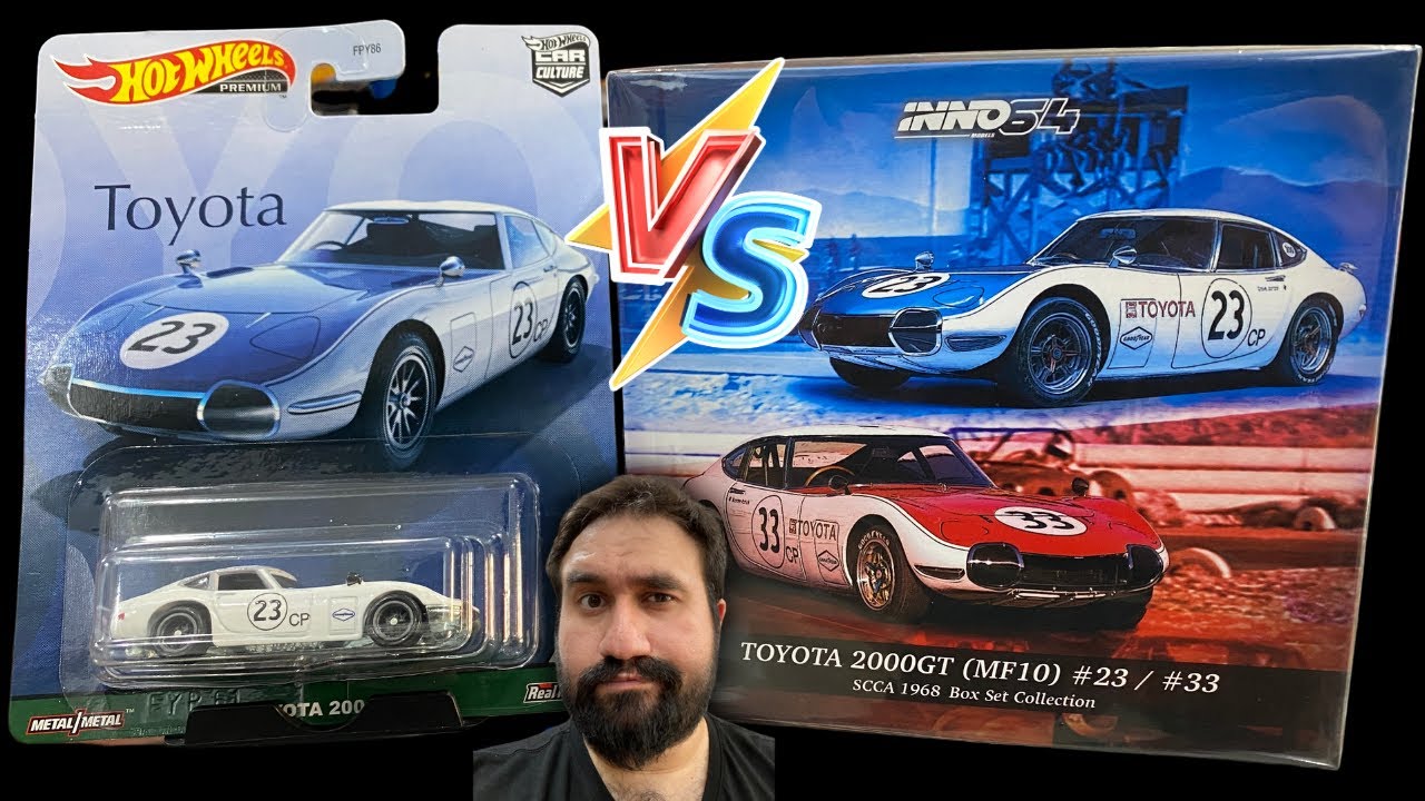 Die Cast  Toyota 2000GT Scca Shelby 1968  HACHETTE 1/24