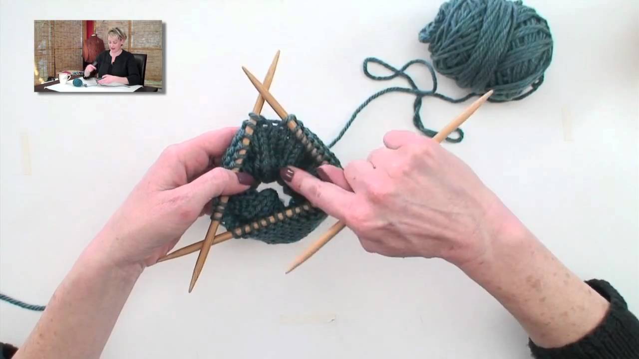 How to knit in the round on double-pointed knitting needles for beginners  [2023] 