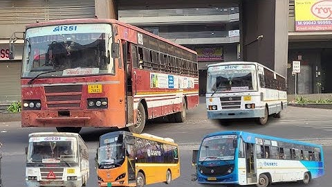 ALL TYPES OF GSRTC BUSES DEPARTURE FROM RAJKOT BUS STAND