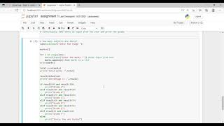program to find Grades in school based on marks in every subjects #Grade #example #python