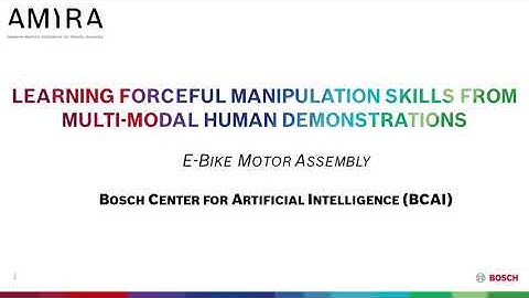 Learning Forceful Manipulation Skills from Multi-modal Human Demonstrations (IEEE IROS 2021)