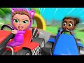 5 Little Babies Driving Way Too Fast | Joy Joy World