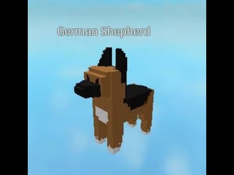 How To Get The German Shepherd Creatures Tycoon Roblox Youtube - roblox feed your pets alien chilangomadrid com