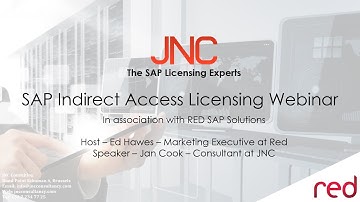 RED & JNC Webinar - SAP Indirect Access Licensing (March 2017)