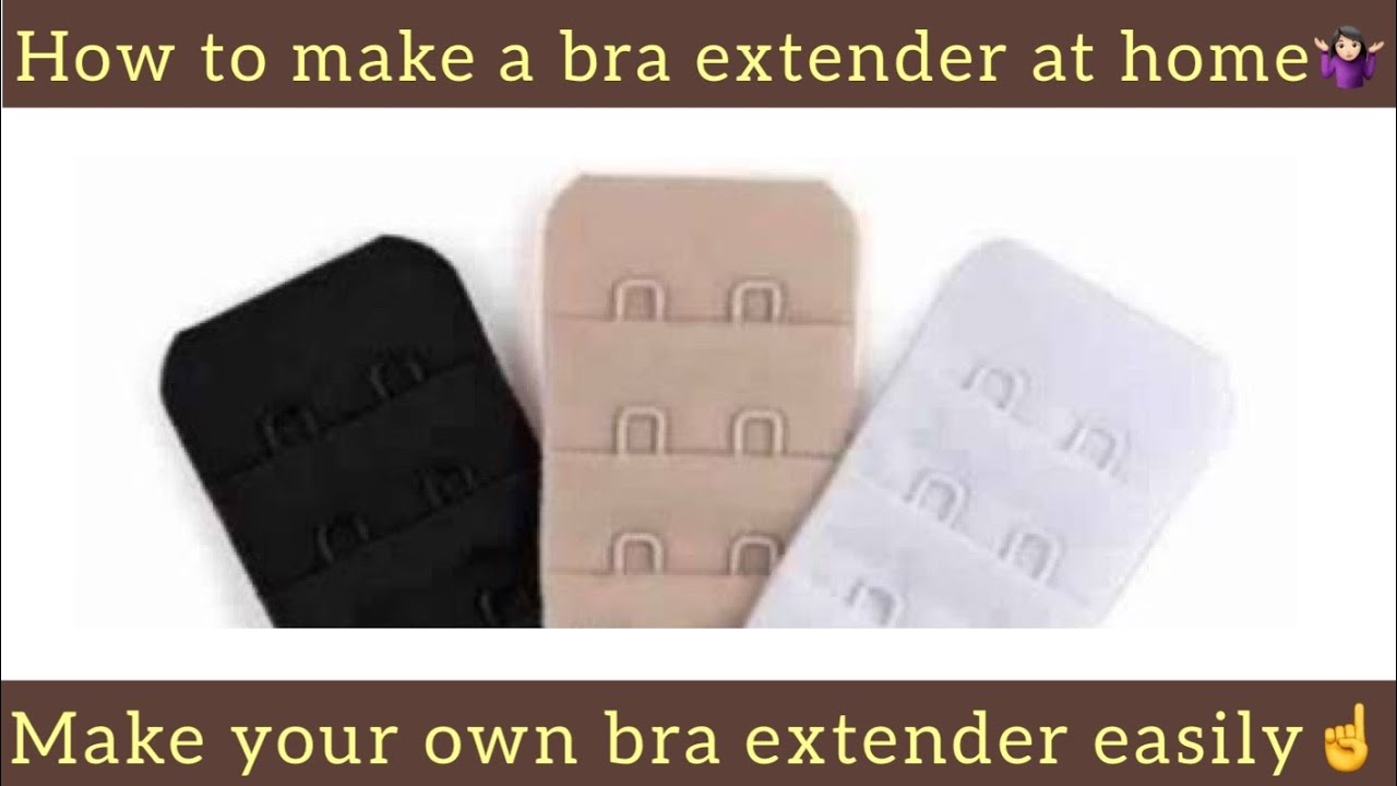 DIY: How to make your own bra extender//simple, easy and quick