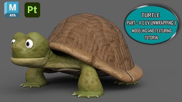 Turtle 3D Modeling series (Part -2) | UV Unwrapping Tutorial | Subscriber request video |