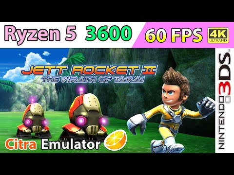 Citra [ 3DS Emulator ] • Jett Rocket II: The Wrath of Taikai • 60 FPS • 4K - Ryzen 5 3600