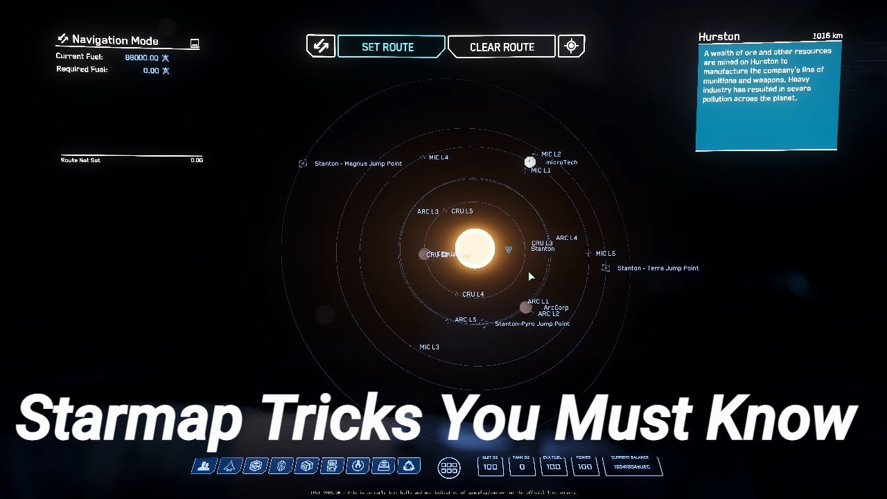 Star Citizen STARMAP Tricks You Must Know Star Citizen Guides 4K