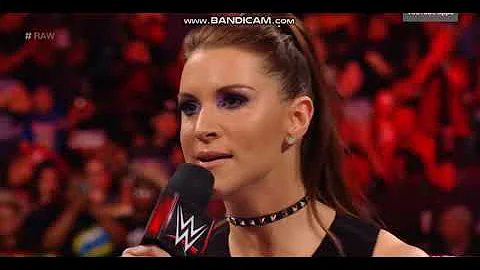 Stephanie Mcmahon fires Mick Foley 20/3/18