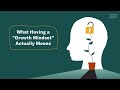 What Having A Growth Mindset Actually Means