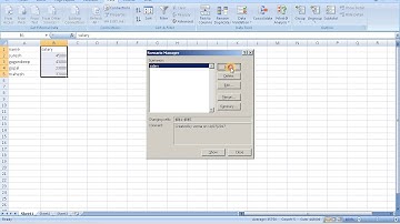 using scenario manager in ms excel 2007 in hindi | sn computer education