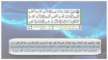 اليوم الثالث والعشرون: احفظ الآيات 89 & 90 & 91 & 92 من سورة الواقعة