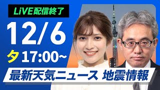 ウェザーニュースの配信のサムネイル画像