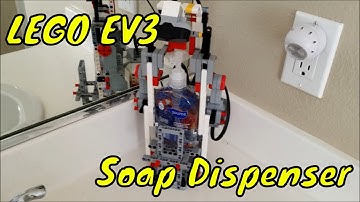 "The LEGO EV3 Soap Dispenser!!"