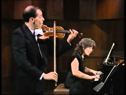 Michael Vaiman and Dina Yoffe play Schubert Sonatina Op.137 No.3