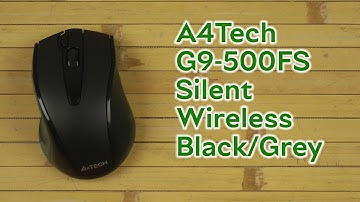 Розпаковка A4Tech G9-500FS Silent Wireless BlackGrey