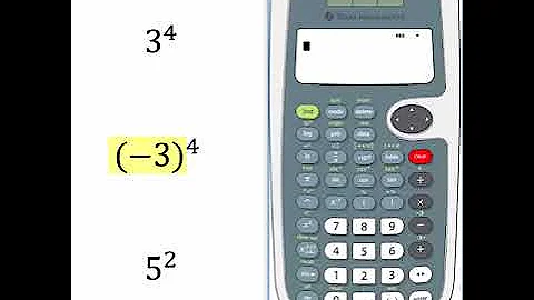 TI30XS Multiview Calculator - How to Enter Exponents