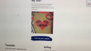 How to look up the name and address for where to send your Kindness-by-Post card or letter
