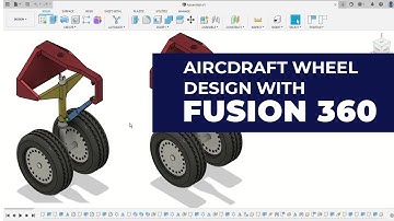 PART 1: Mechanism of a retractable aircraft wheel designed with Autodesk Fusion 360