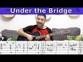 Fingerstyle Tutorial: Under the Bridge (RHCP, full Arrangement) | Guitar Lesson w/ TAB | LickNRiff