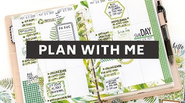 Plan With Me: May 3-9, 2021 [Classic Happy Planner A5 Discbound Stickers and Stamping How To]