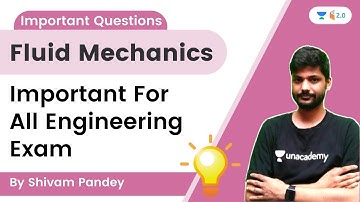 Important Questions on Fluid Mechanics | Shivam Pandey | wifistudy 2.0 | All Engineering Exams