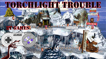 Donkey Kong Country 101% - Torchlight Trouble - COMPLETE MAPS WITH ALL ITEMS (COM TODOS OS ITENS)