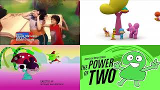 Chiquias, Pocoyo, Doraemon, Sandra The Fairytale Detective And Bfdi The Power Of Two Intro Remix