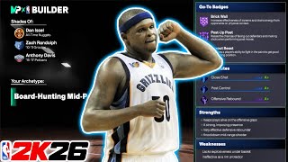 Best *PRIME* ZACH RANDOLPH Build in NBA 2K26