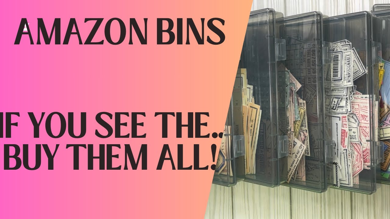Amazon Bins Storage was a score! #amazonbins #amazonfinds #craftstorage ...