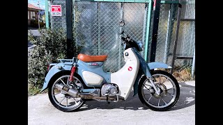 HONDA Super Cub C125 JA48 - ホンダ スーパーカブ C125 - ヨシムラ製フルエキゾーストマフラー、タケガワ製リアサスペンション、グリップヒーター装備