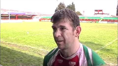 Jason Demetriou Post match 22nd April 2012 after Keighley's win over Sheffield.