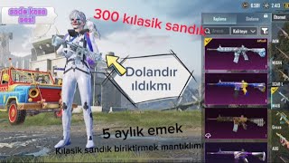 Sade kasa sesi rahatlatıcı  300 kılasik ve daha fazlası 5 aylık emek ve pubg mobil