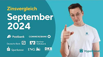 Bauzinsen September 2024: Aktuelle Konditionen & Zinsen im Vergleich (Analyse + Prognose) thumbnail