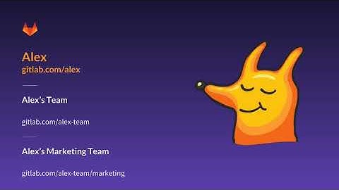 GitLab Namespaces (users, groups and subgroups)